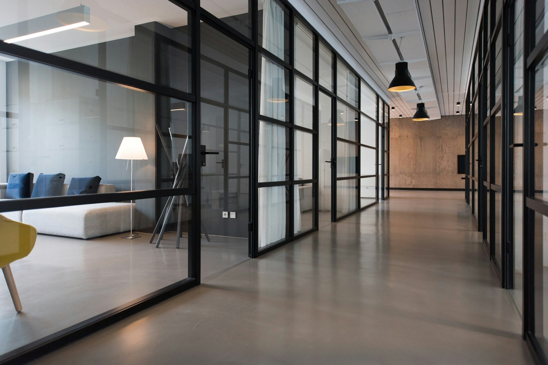 Corporate office lobby